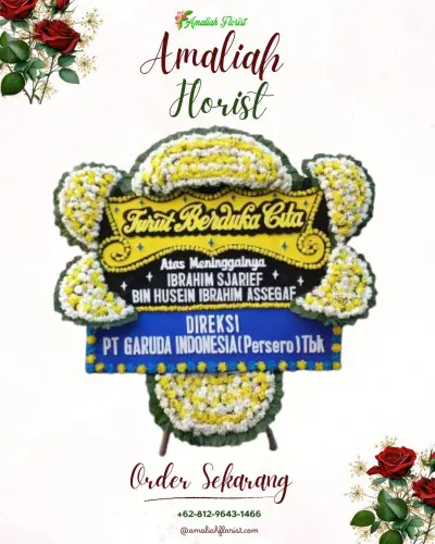 Papan Bunga Duka di Perean