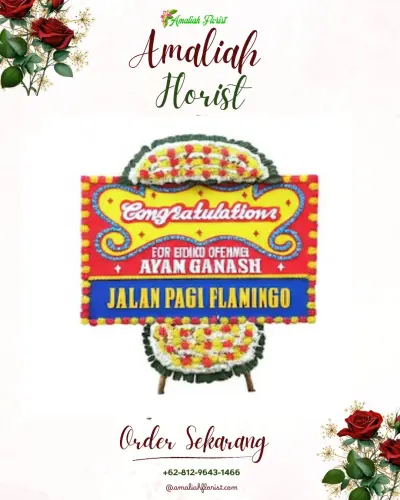 Bunga Papan Congratulation di Perean